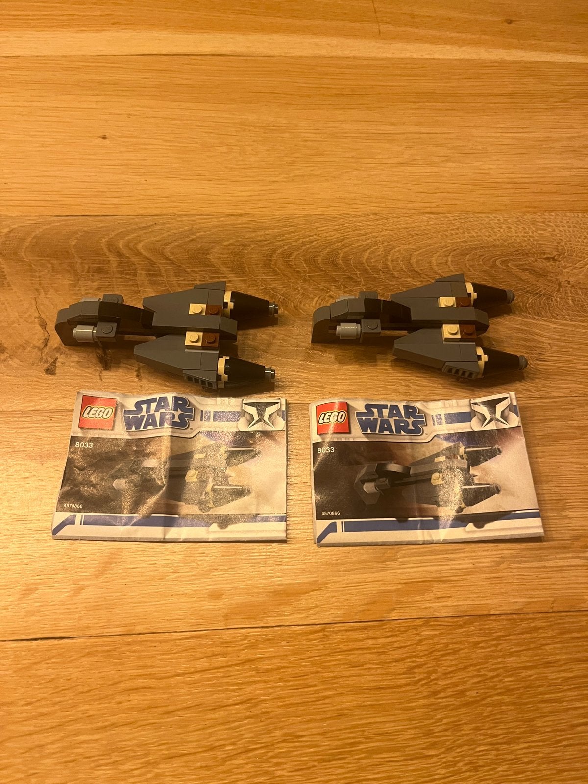 Lego Starwars 8033 vliegtuig 2x, Ophalen of Verzenden