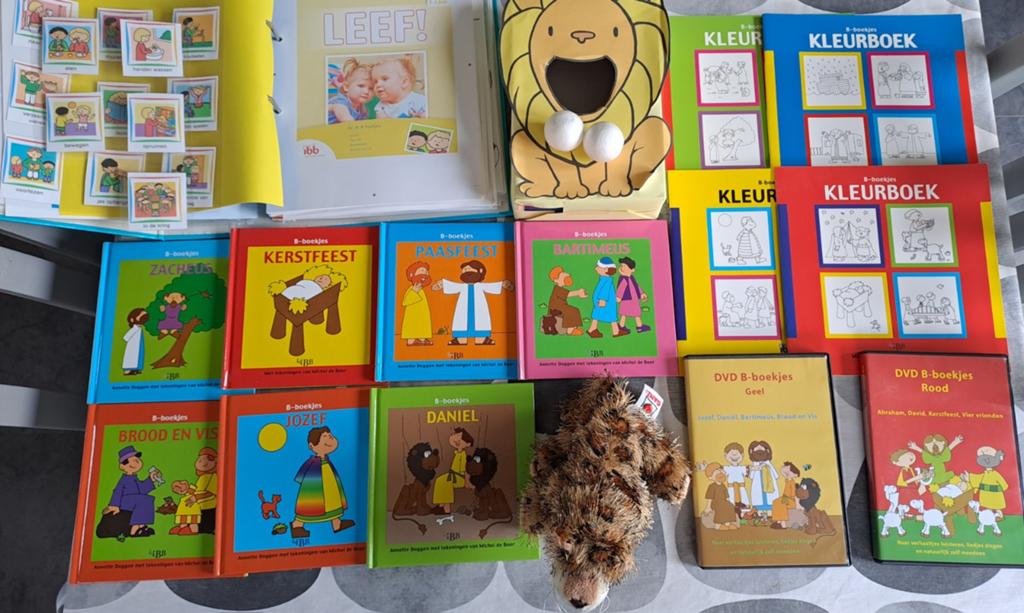 B-boekjes, christelijk, kleurboek, opvang, gastouder, Ophalen of Verzenden, Zo goed als nieuw, Christendom | Protestants