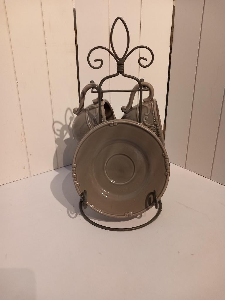 Countryfield servies Taupekleur, Keramiek, Nieuw, Ophalen of Verzenden, Overige stijlen