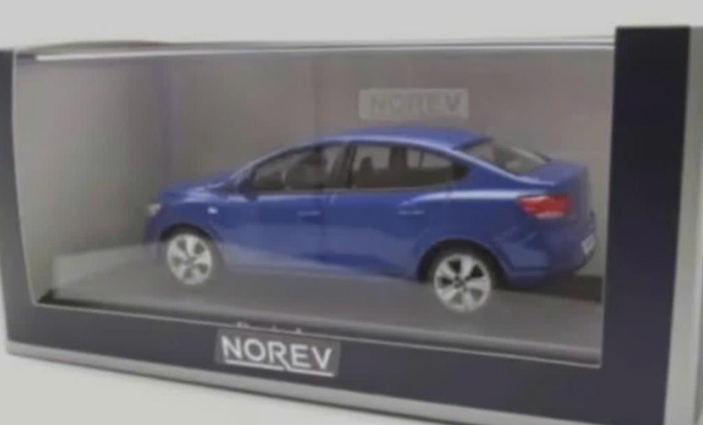 Dacia Logan 2021 Iron Blauw schaal 1:43 NOREV ref. 509042, Verzenden, Nieuw, Auto, Norev