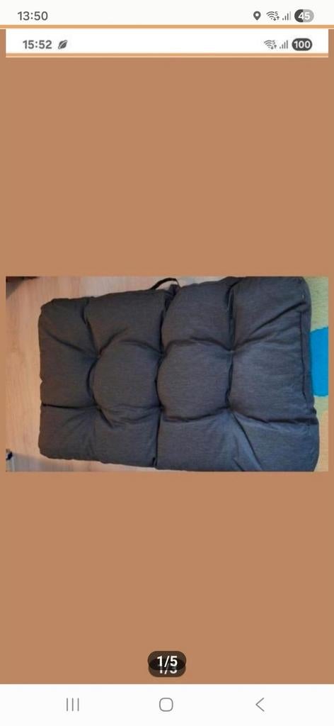 4 nieuwe mooie pallet zitkussens/tuinkussens, Tuin en Terras, Tuinsets en Loungesets, Ophalen of Verzenden, Nieuw, Overige materialen