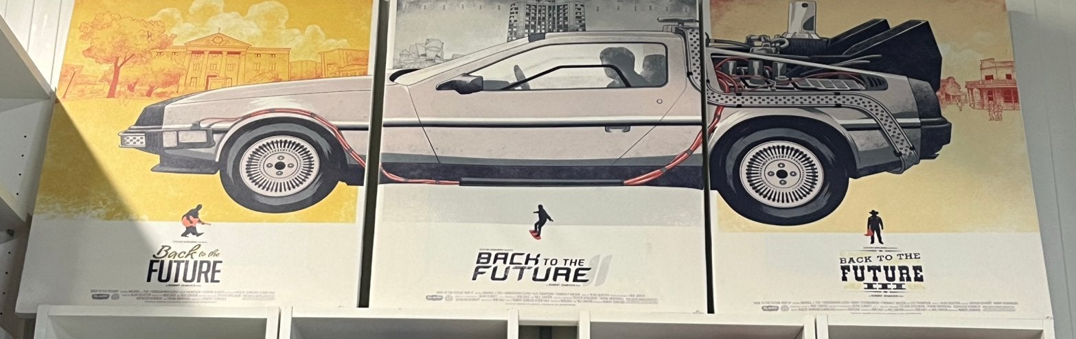 Back to the future 3 luik unieke filmposterset, Ophalen, Zo goed als nieuw