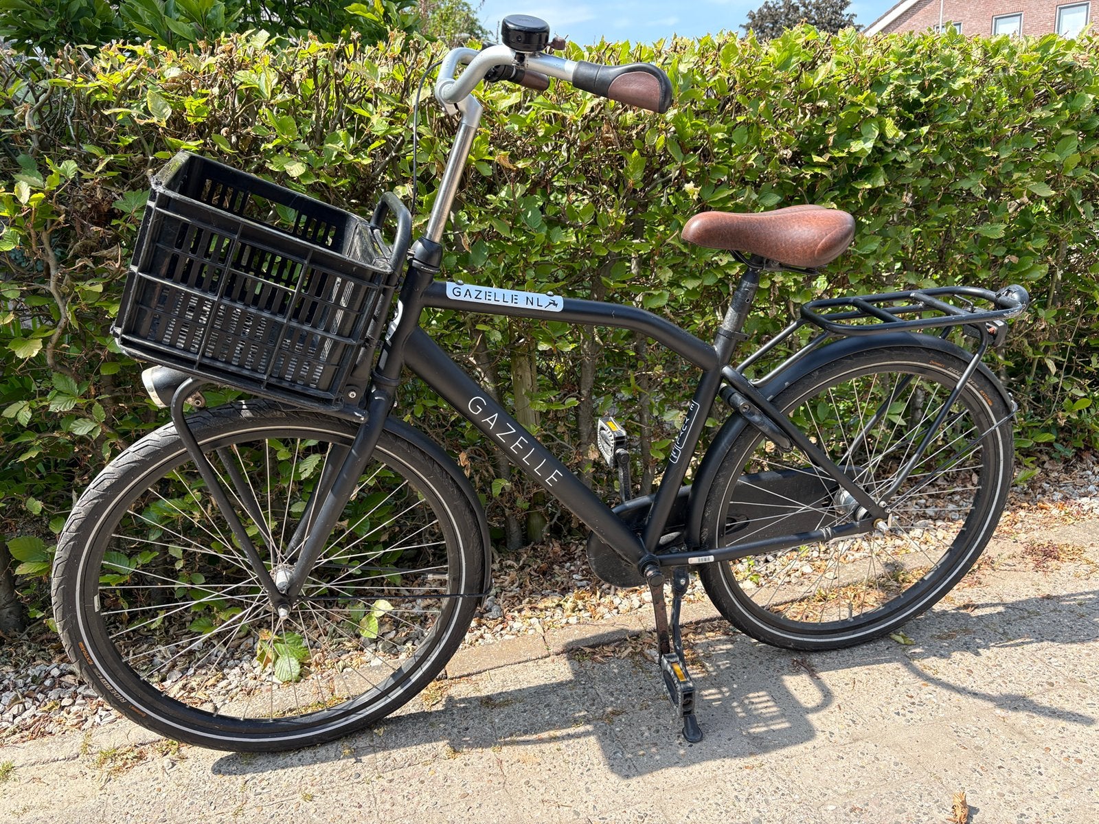 Te koop jongens fiets Gazelle transport fiets 26 inch, Terugtraprem, Gebruikt, Versnellingen, Ophalen
