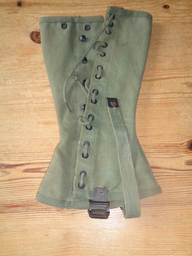 British WW II, 1944 pattern jungle green gaiters, Ophalen of Verzenden, Landmacht, Engeland, Kleding of Schoenen