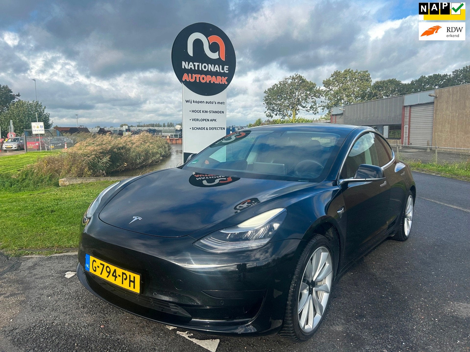 Tesla Model 3 | 2019 | Standard Range Plus 60 kWh | Automaat, Auto's, Automaat, 238 pk, Achterwielaandrijving, Gebruikt