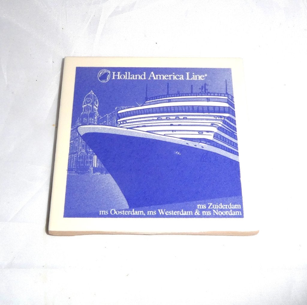 Holland America Line tegel, Ophalen of Verzenden, Zo goed als nieuw, Motorboot, Gebruiksvoorwerp