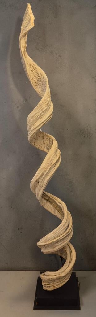 Grote design vloerlamp Mystic Liana XL, 260 cm, Ophalen, Overige materialen, 200 cm of meer, Natural design
