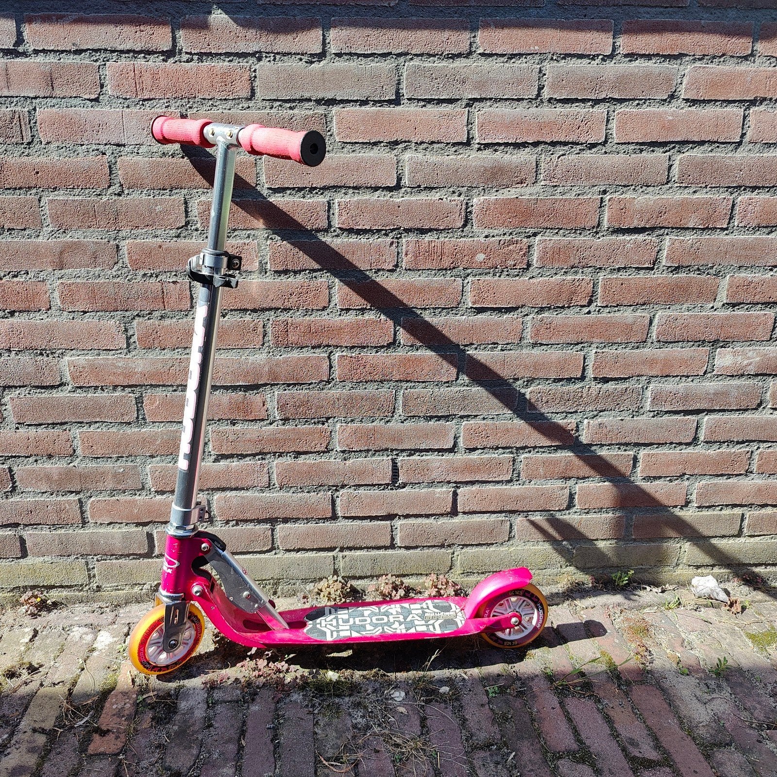 stoer stepje, Ophalen, Gebruikt, Gewone step, Hudora