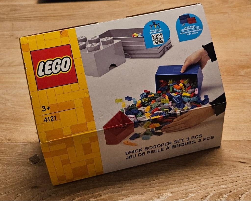 Lego 4121 -gear2 Brick Scooper Set - Red / Blue, nieuw, Overige thema's, Lego, Accessoire, Nieuw