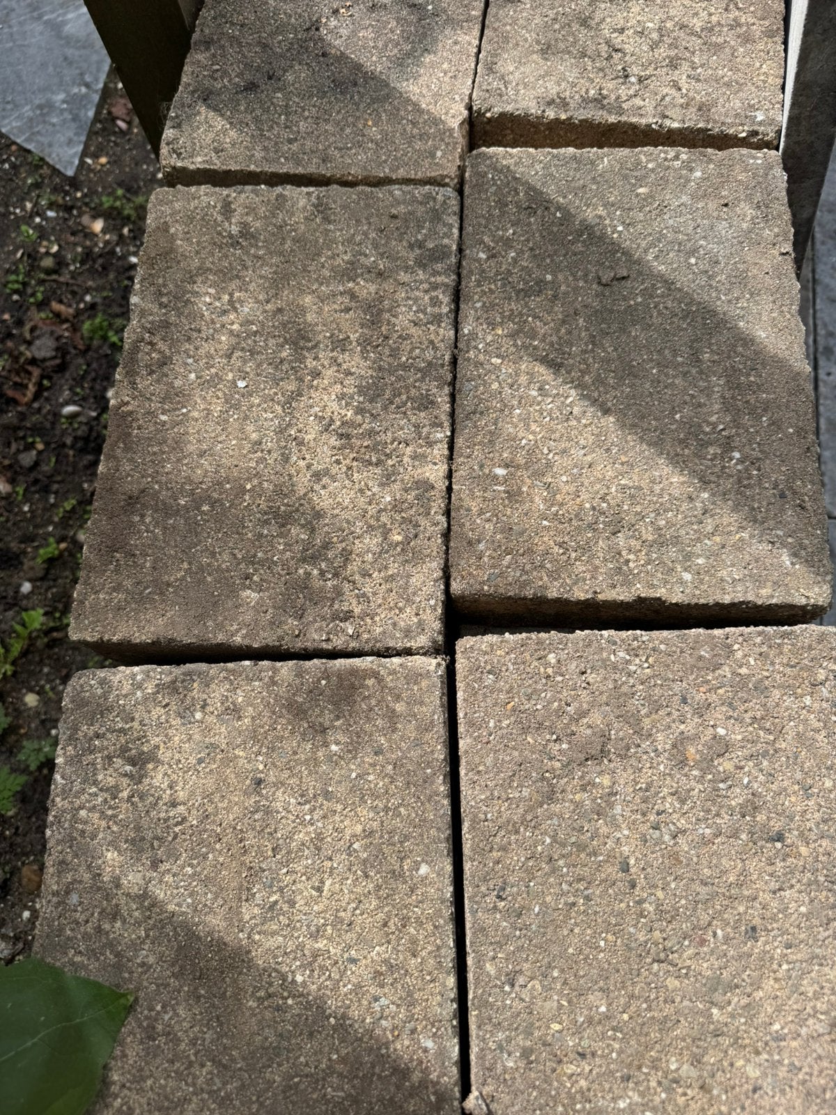 Tuinstenen, 4,7 m2, Tuin en Terras, Tegels en Klinkers, Ophalen, Overige materialen, 5 tot 10 m², Zo goed als nieuw