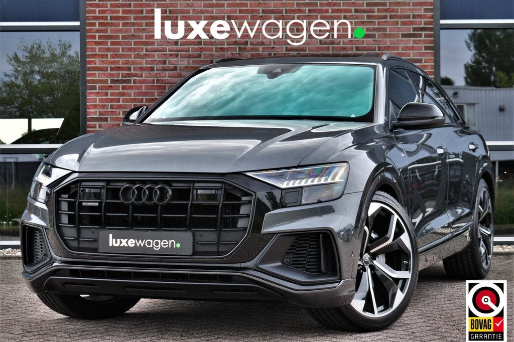 Audi Q8 50 TDI quattro S-Line Pano S-zetel B&O-high 23inch T, Auto's, Audi, Automaat, 12 maanden, Gebruikt, Bedrijf