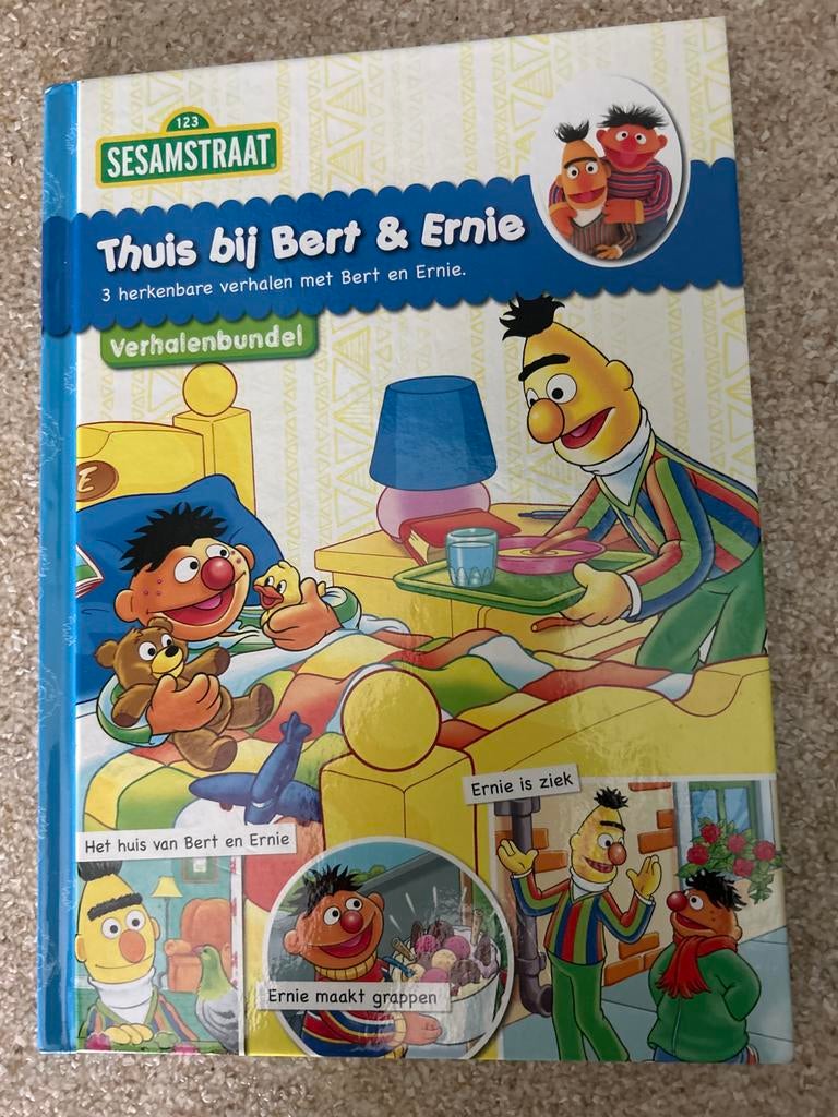 Sesamstraat: Thuis bij Bert & Ernie Verhalenbundel, Boeken, Ophalen of Verzenden, Gelezen, 2 tot 3 jaar