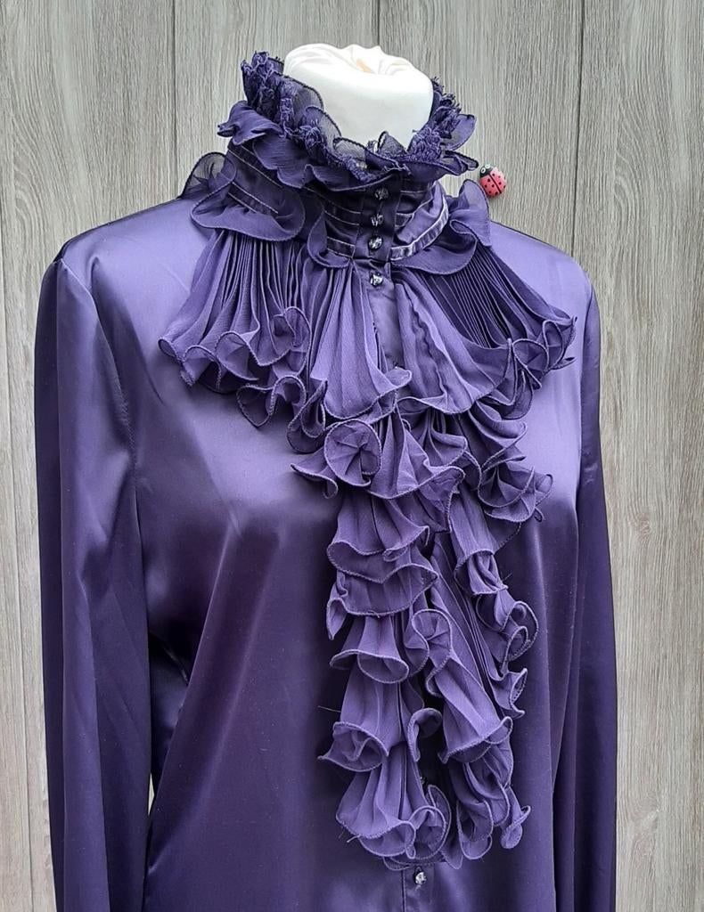 ébène by P Assouline gala / feest blouse mt 38/40, Ophalen, Zo goed als nieuw, Maat 38/40 (M)