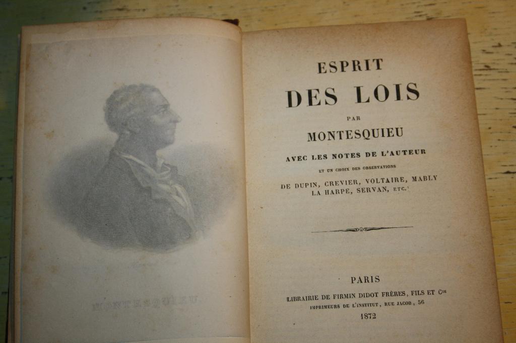 Esprit des Lois Par Montesquieu Over de geest van de wetten, Ophalen of Verzenden