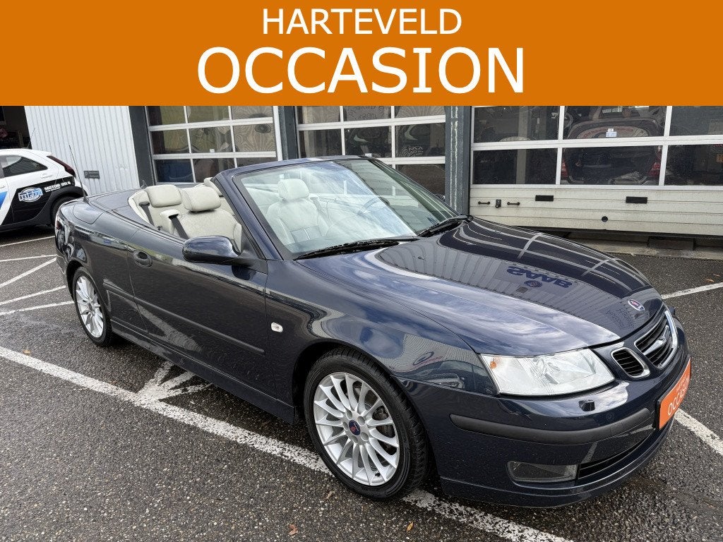 Saab 9-3 Cabrio 2.0t Vector, Auto's, Automaat, Gebruikt, Beige, 4 cilinders