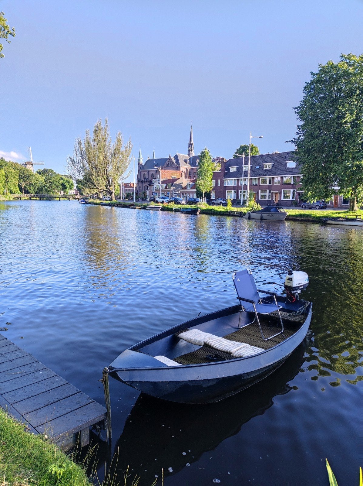 Stalen vlet sloep boot te koop, Watersport en Boten, Sloepen, Overige merken, Gebruikt, 4 m, 5 pk
