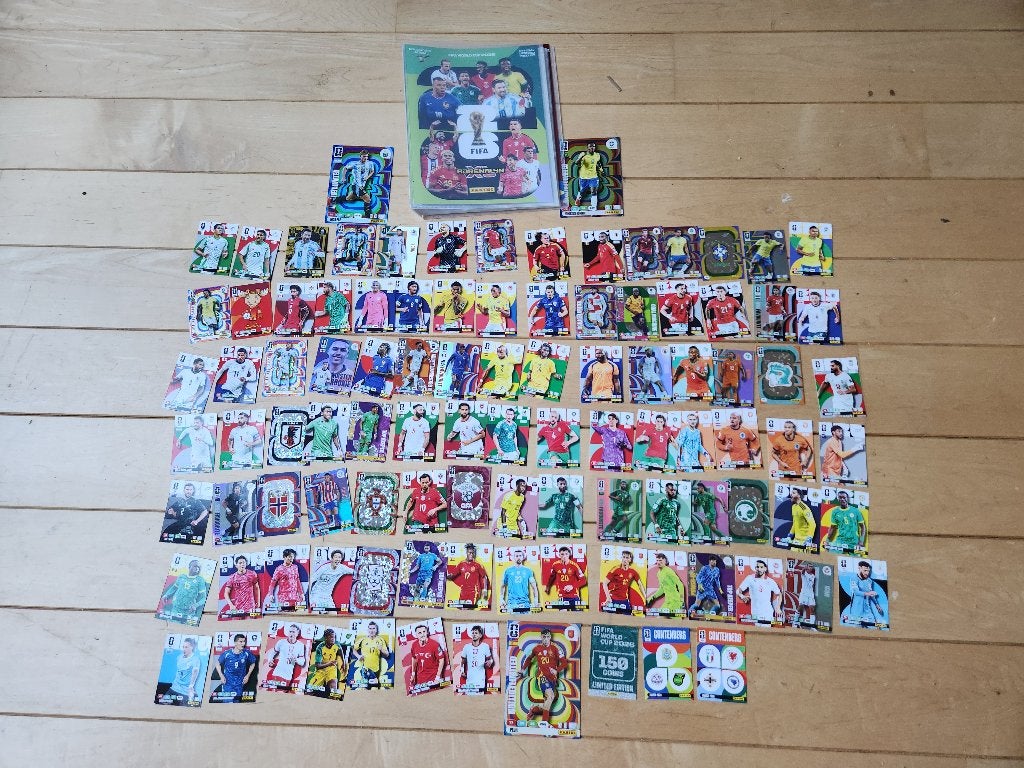 Panini Adrenalyn XL kaarten, Ophalen, Gebruikt