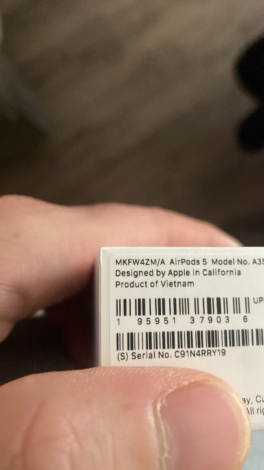 Apple AirPods 5 Nieuw Geseald met Factuur