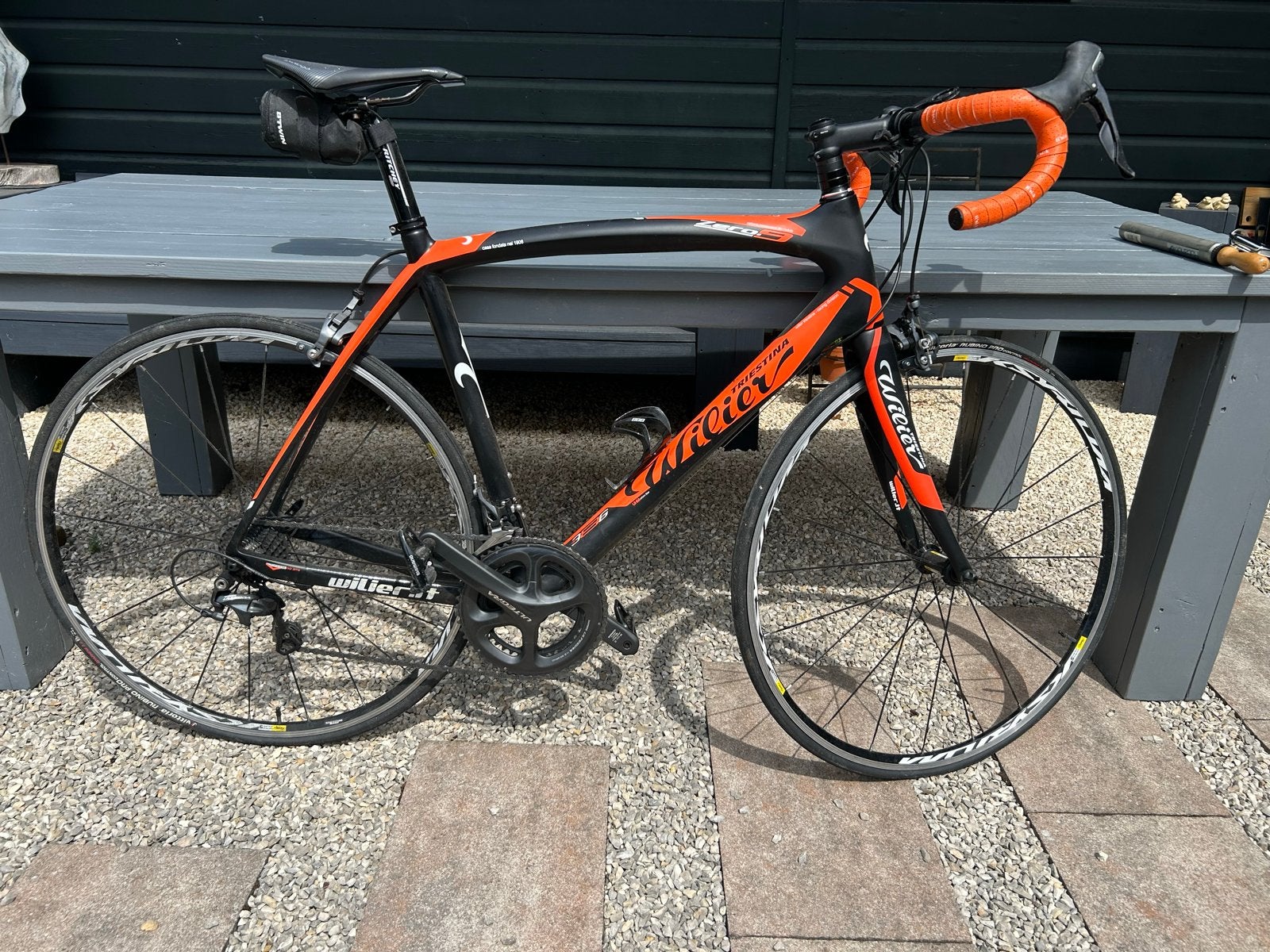 Wilier Zero.9 racefiets mt 55 met Shimano Ultegra afmontage, 28 inch, Carbon, Velgrem, Zo goed als nieuw