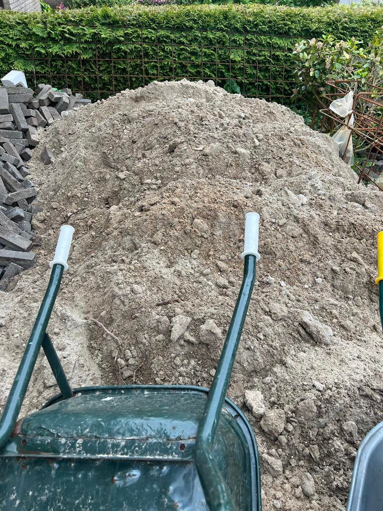 Gratis ophoogzand af te halen, Tuin en Terras, Ophalen, Gebruikt, Ophoogzand