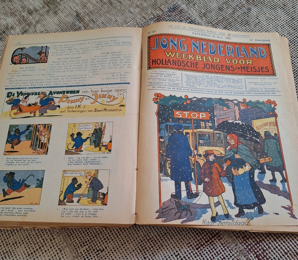 Ingebonden jaargang ‘Jong Nederland’ (1927), Ophalen of Verzenden, Diverse auteurs
