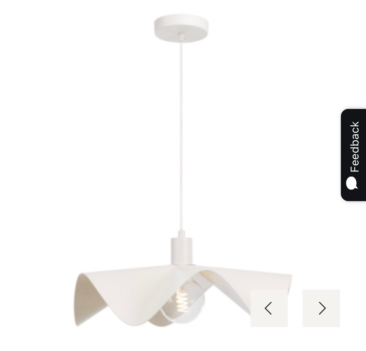 Hanglamp Feline Karwei - Beige/Wit Design, Ophalen, Zo goed als nieuw, Kunststof, E27 (groot)