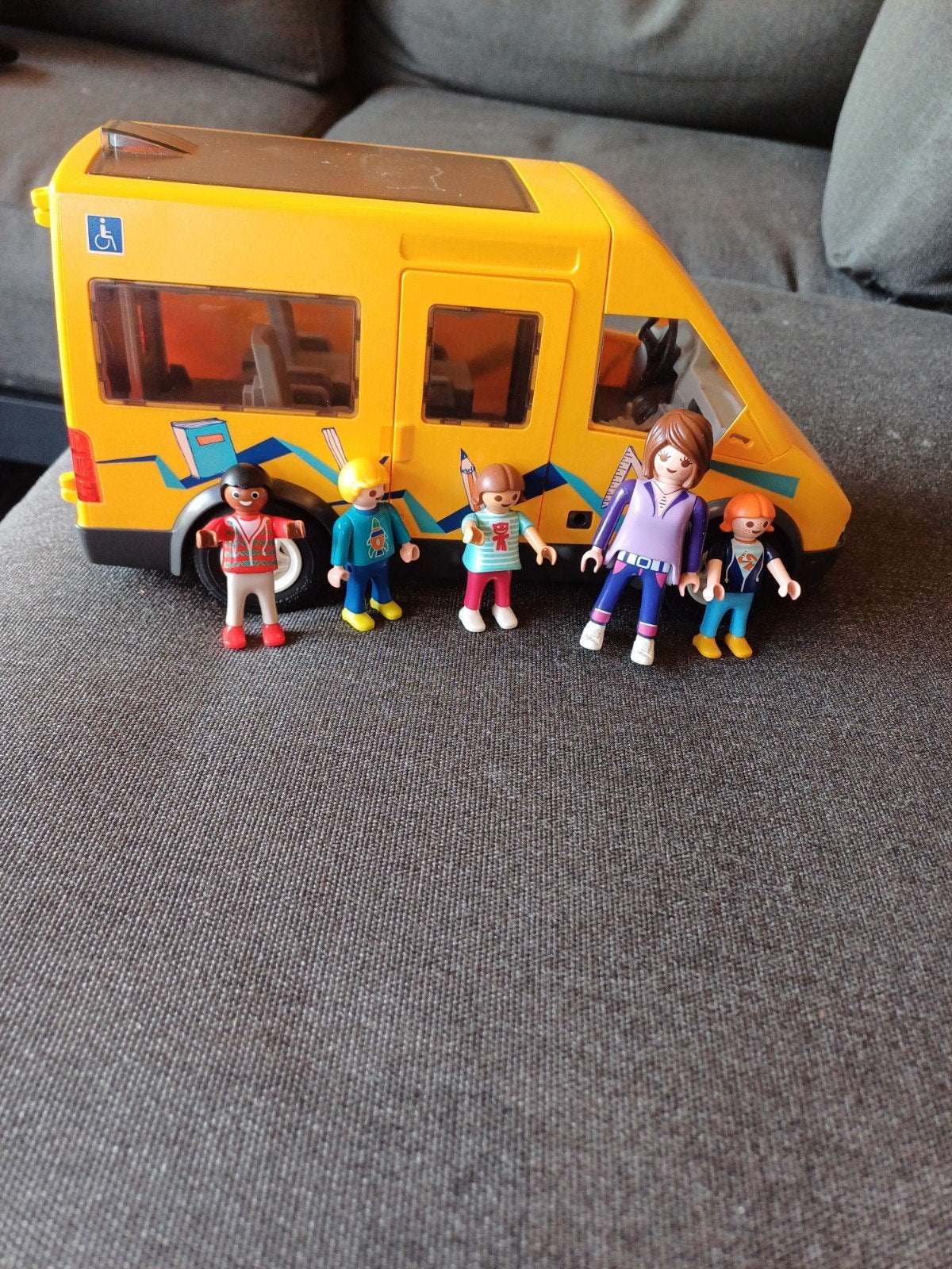 Schoolbus playmobil 9419, Ophalen of Verzenden, Zo goed als nieuw, Complete set