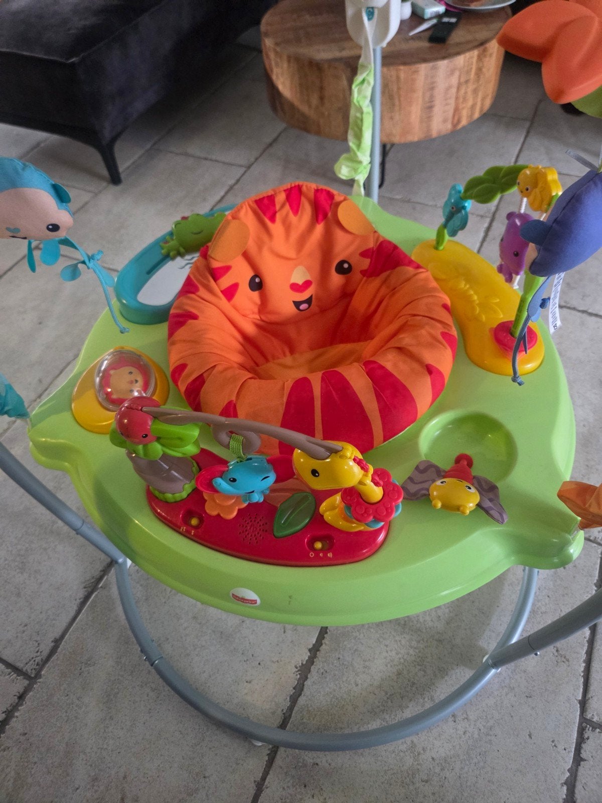 Fisher-Price Jumperoo Rainforest, Ophalen, Zo goed als nieuw, Overige typen, Met licht
