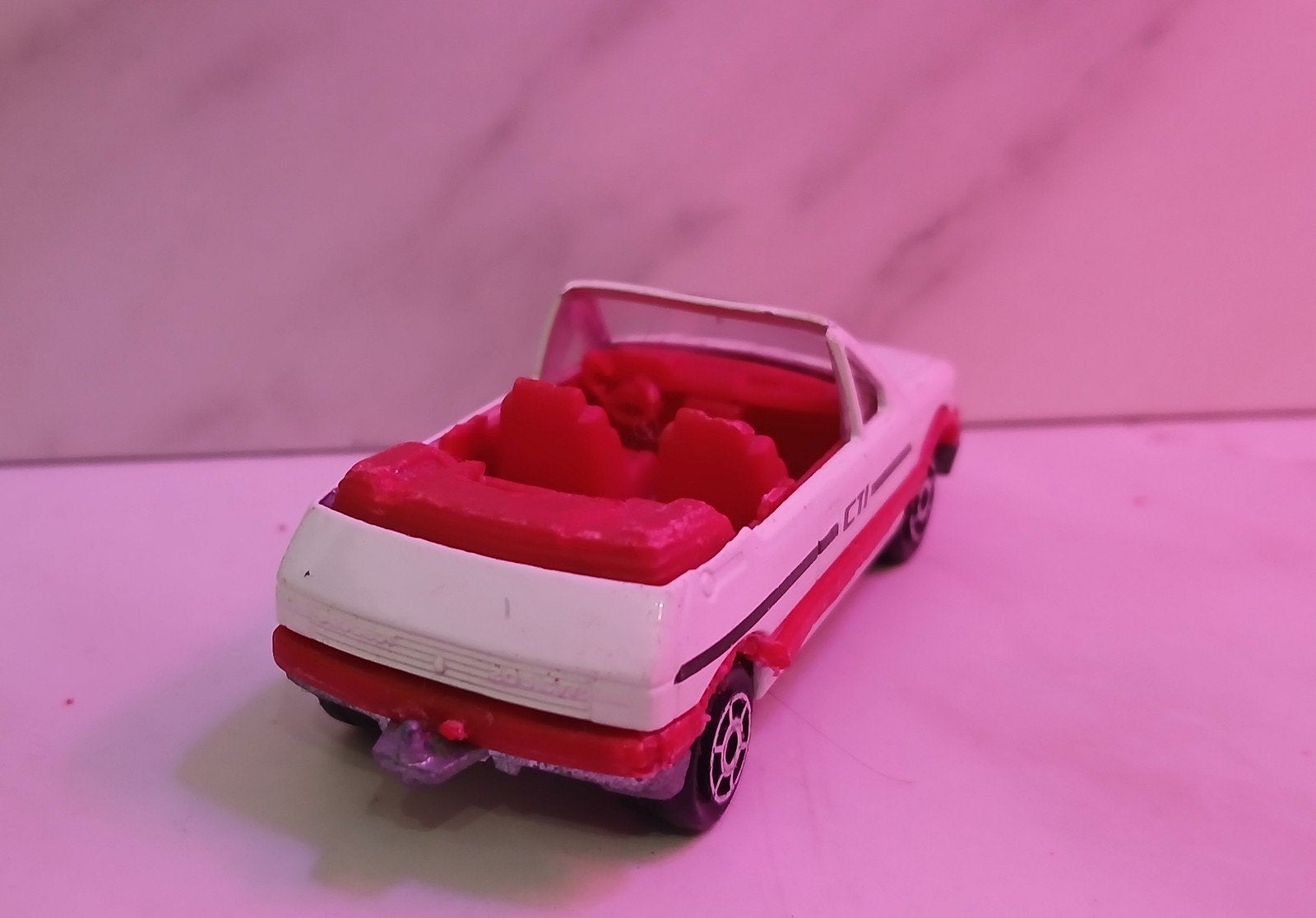 Majorette Peugeot 205 GTI Cabriolet Vintage Speelgoedauto, Ophalen of Verzenden, Gebruikt, Auto