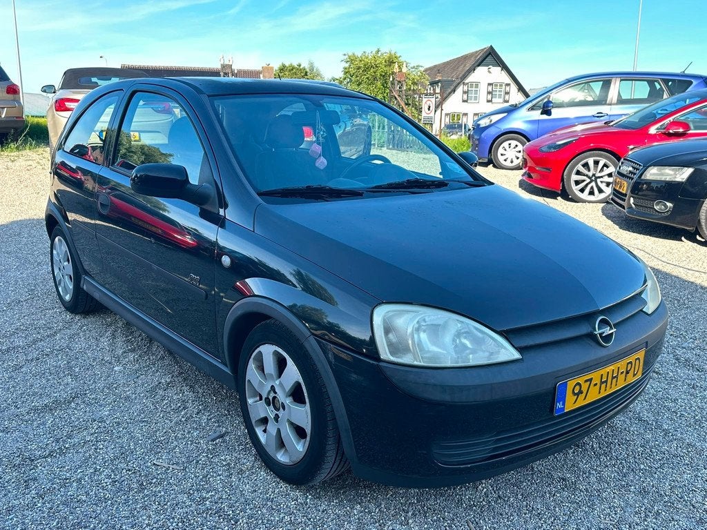 Opel Corsa 1.2-16V Sport Easytronic Automaat Nieuwe Apk Laag, Auto's, 450 kg, Gebruikt, 31 €/maand, Zwart