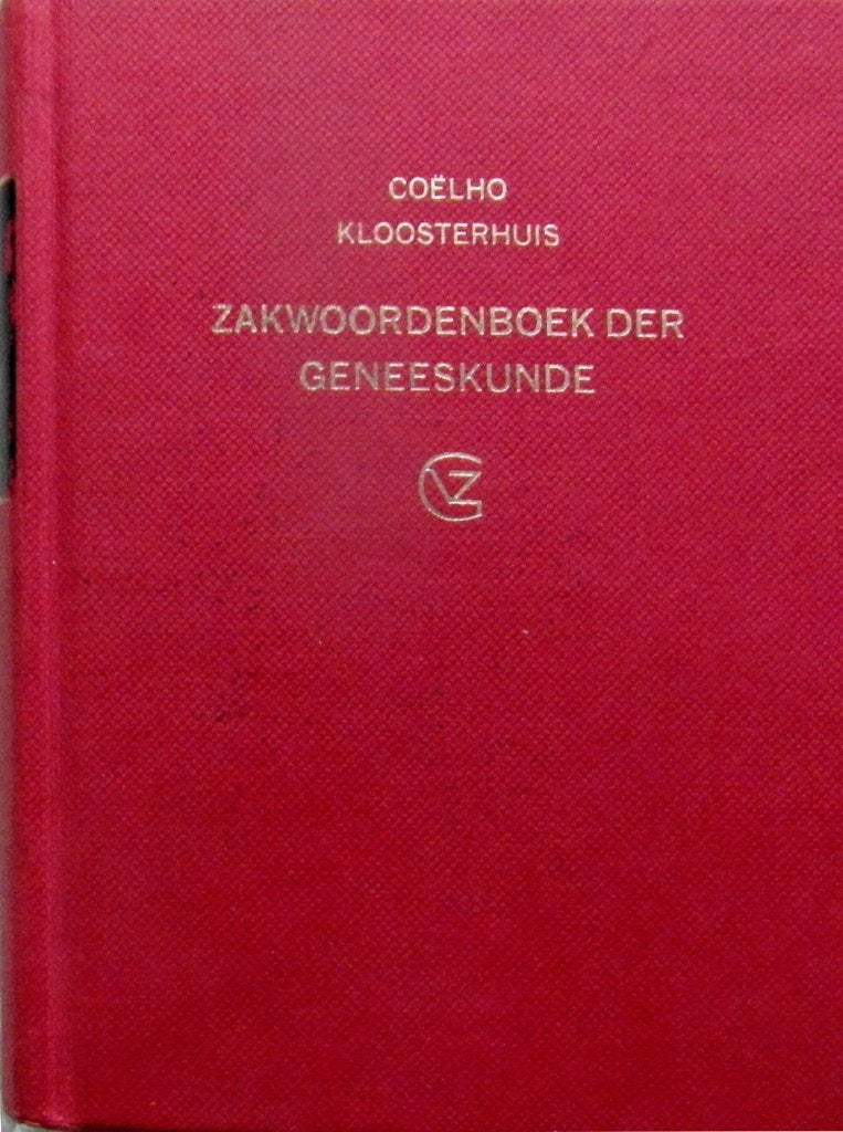VERKLAREND ZAKWOORDENBOEK DER GENEESKUNDE - Coëlho, Ophalen of Verzenden, Zo goed als nieuw