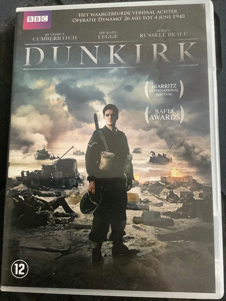 Dunkirk dvd, Cd's en Dvd's, Vanaf 12 jaar, Ophalen of Verzenden, Zo goed als nieuw, Actie