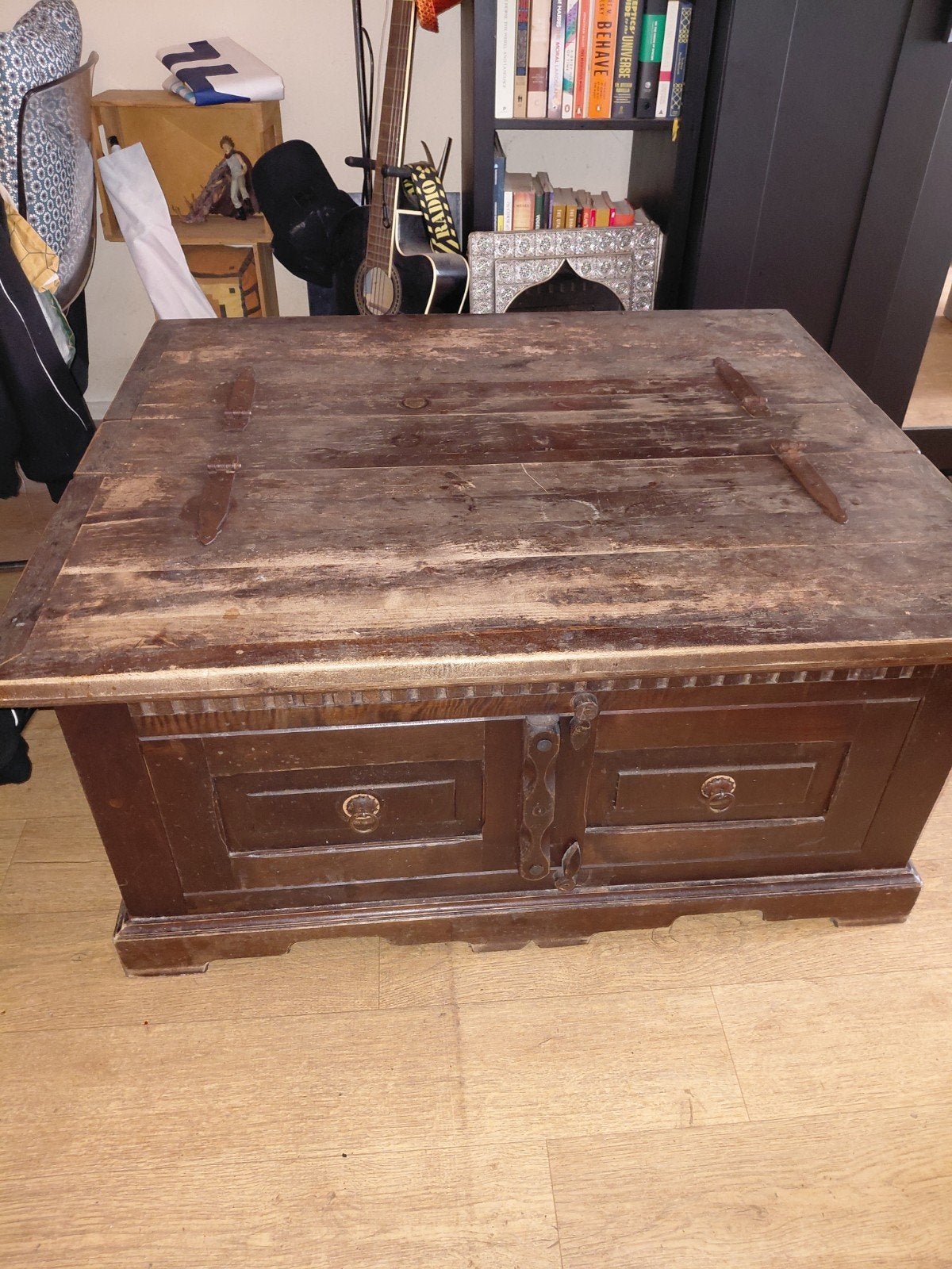 Grote salontafel, Huis en Inrichting, Ophalen, Gebruikt, 100 tot 150 cm, 50 tot 75 cm