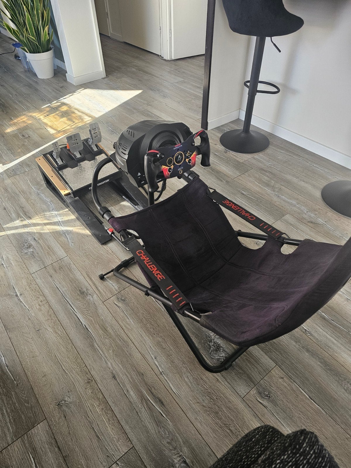 Playseat + Thrustmaster T300 RS GT + T-LCM, Ophalen, Racestoel, Gebruikt, PlayStation