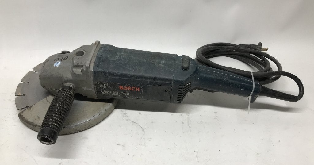 Haakse slijper, Bosch, GWS 24-230,  230 volt, Ophalen of Verzenden, Gebruikt, 1000 watt of meer, Haakse handslijpmachine