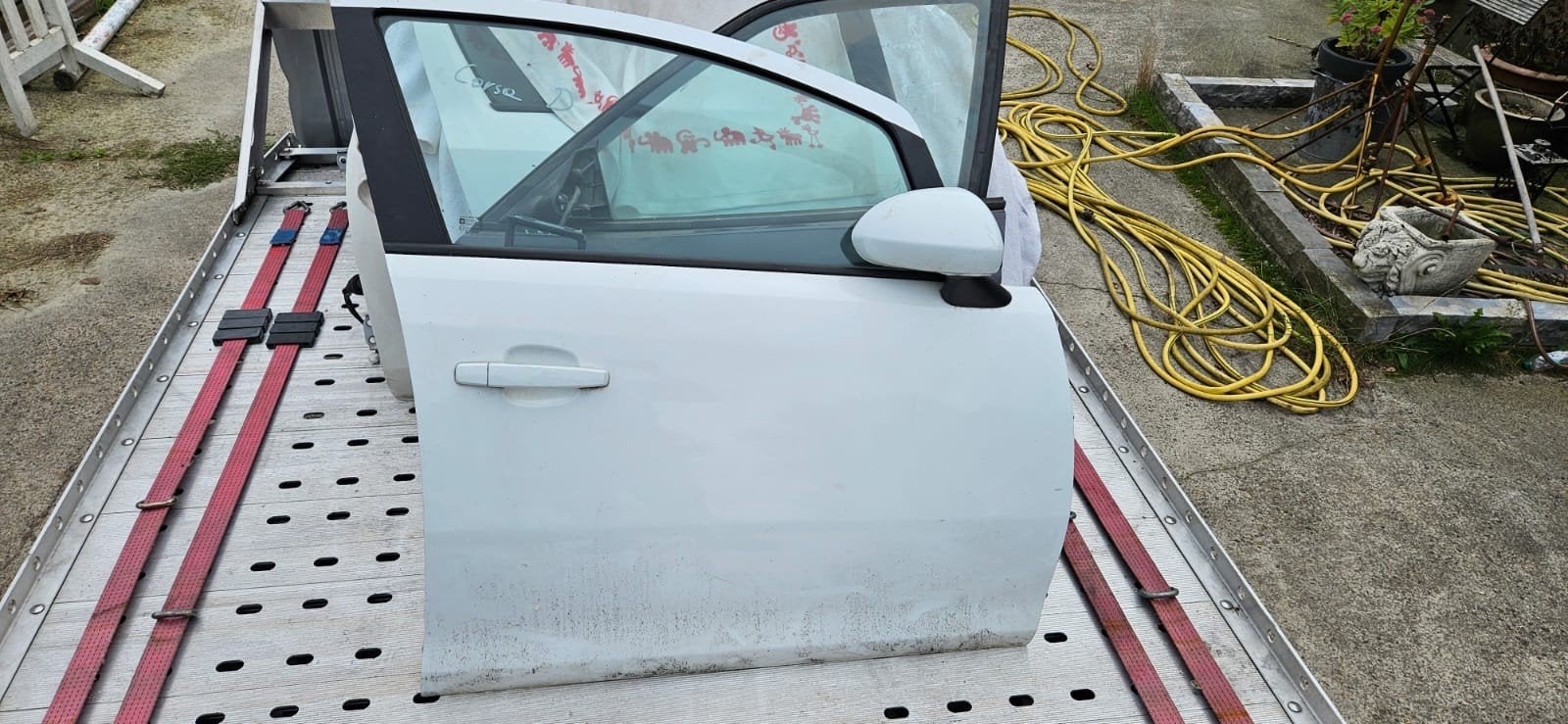 opel corsa d deur rechts voor en achter, Auto-onderdelen, Ophalen, Voor, Opel, Deur