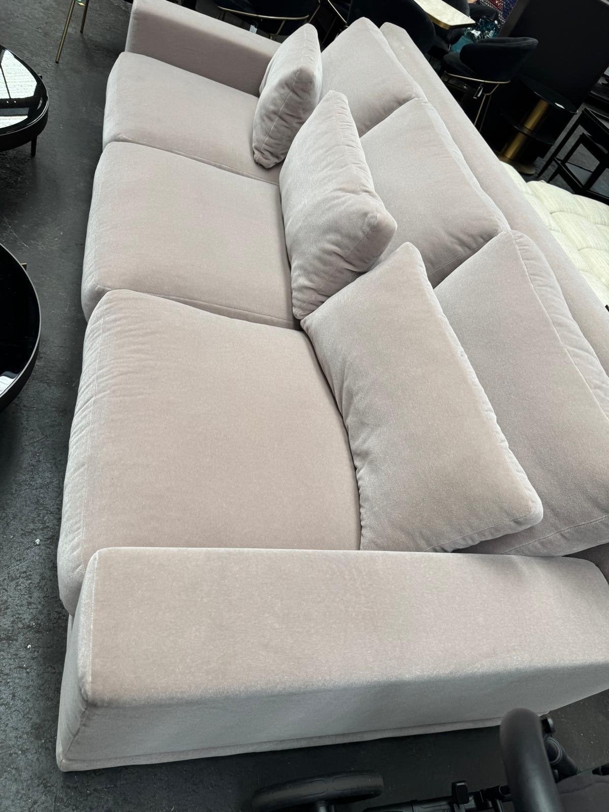Eichholtz Safa Manhattan Bank - Showroom Model, Ophalen, Hoekbank, Zo goed als nieuw, Stof