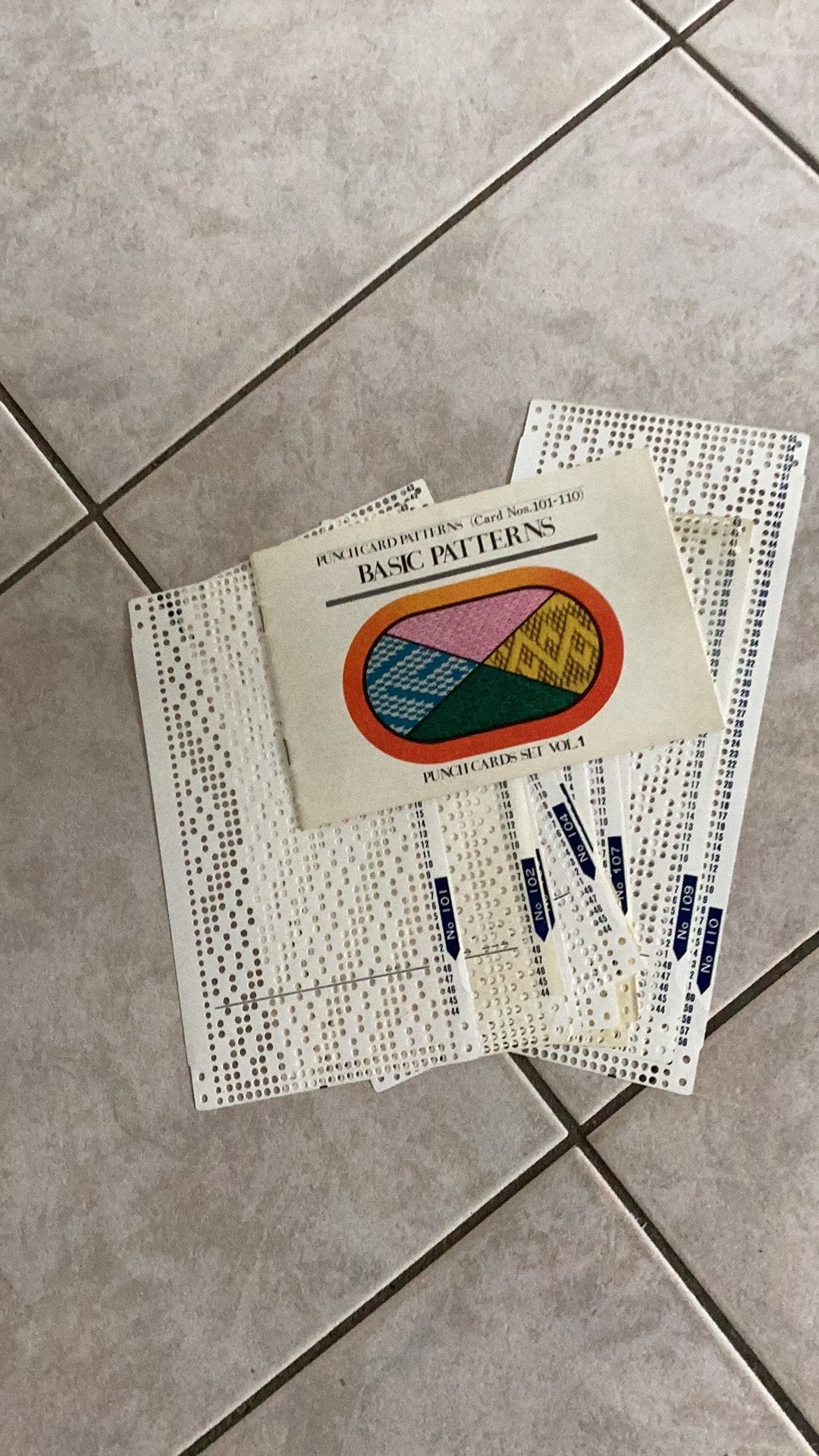 Ponskaarten sets voor Brother breimachines, Verzenden, Zo goed als nieuw, Breien, Machine