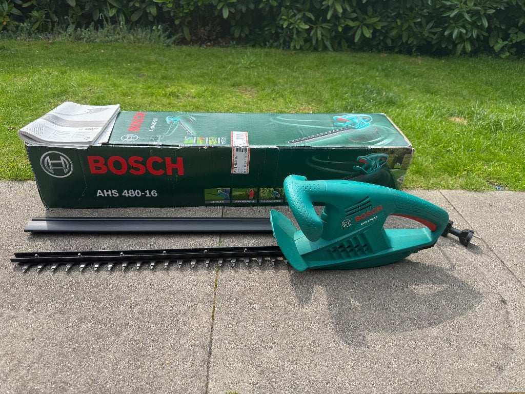 Bosch heggenschaar AHS 480-16, Ophalen of Verzenden, Gebruikt, Elektrisch, Bosch