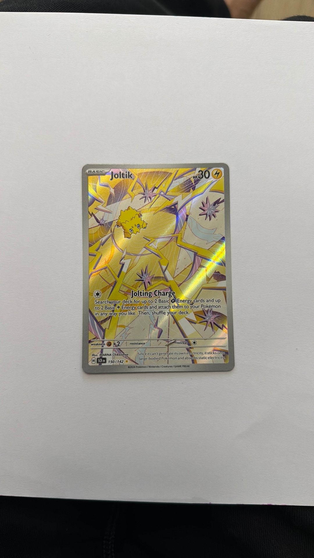 Joltik pokemon kaart, Ophalen, Zo goed als nieuw