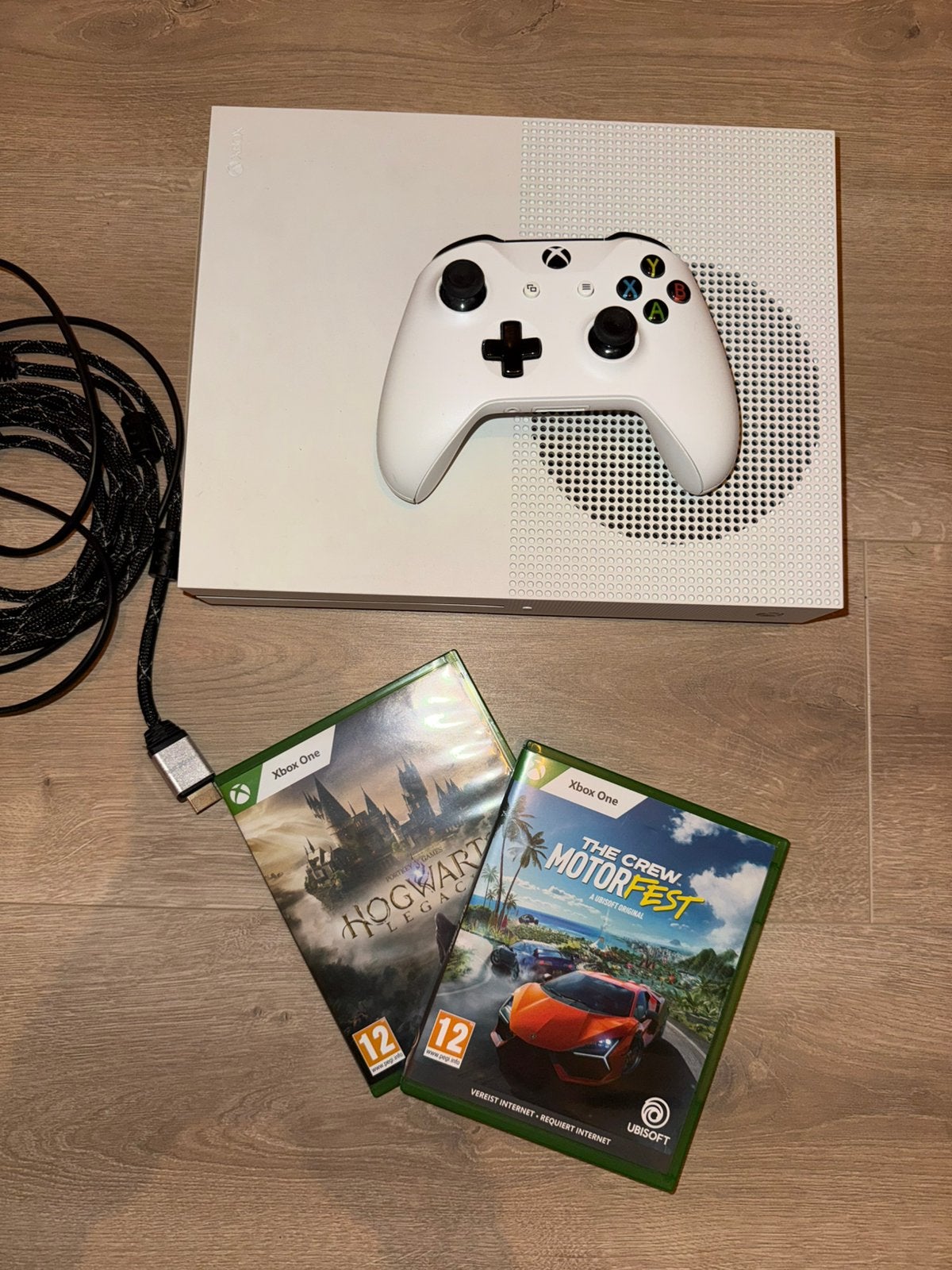 Xbox one s met 2 games en accesoires, Ophalen, Xbox One S, Met 1 controller, 500 GB