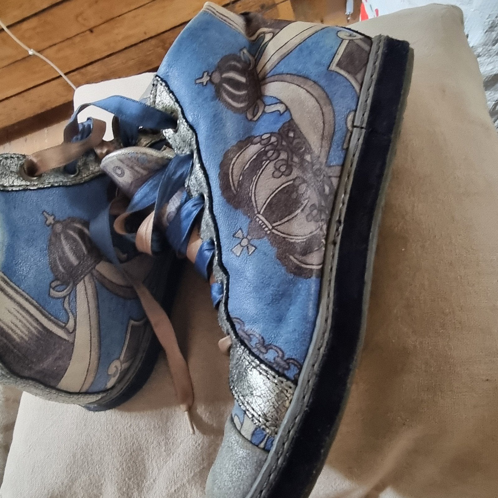 exclusieve Soisire Soiebleu Luxe Italiaanse Sneaker Maat 36/, Ophalen of Verzenden