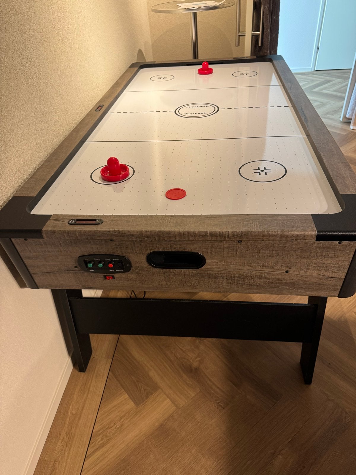 TopTable Airhockeytafel - Zo goed als nieuw, Een of twee spelers, Ophalen, Zo goed als nieuw