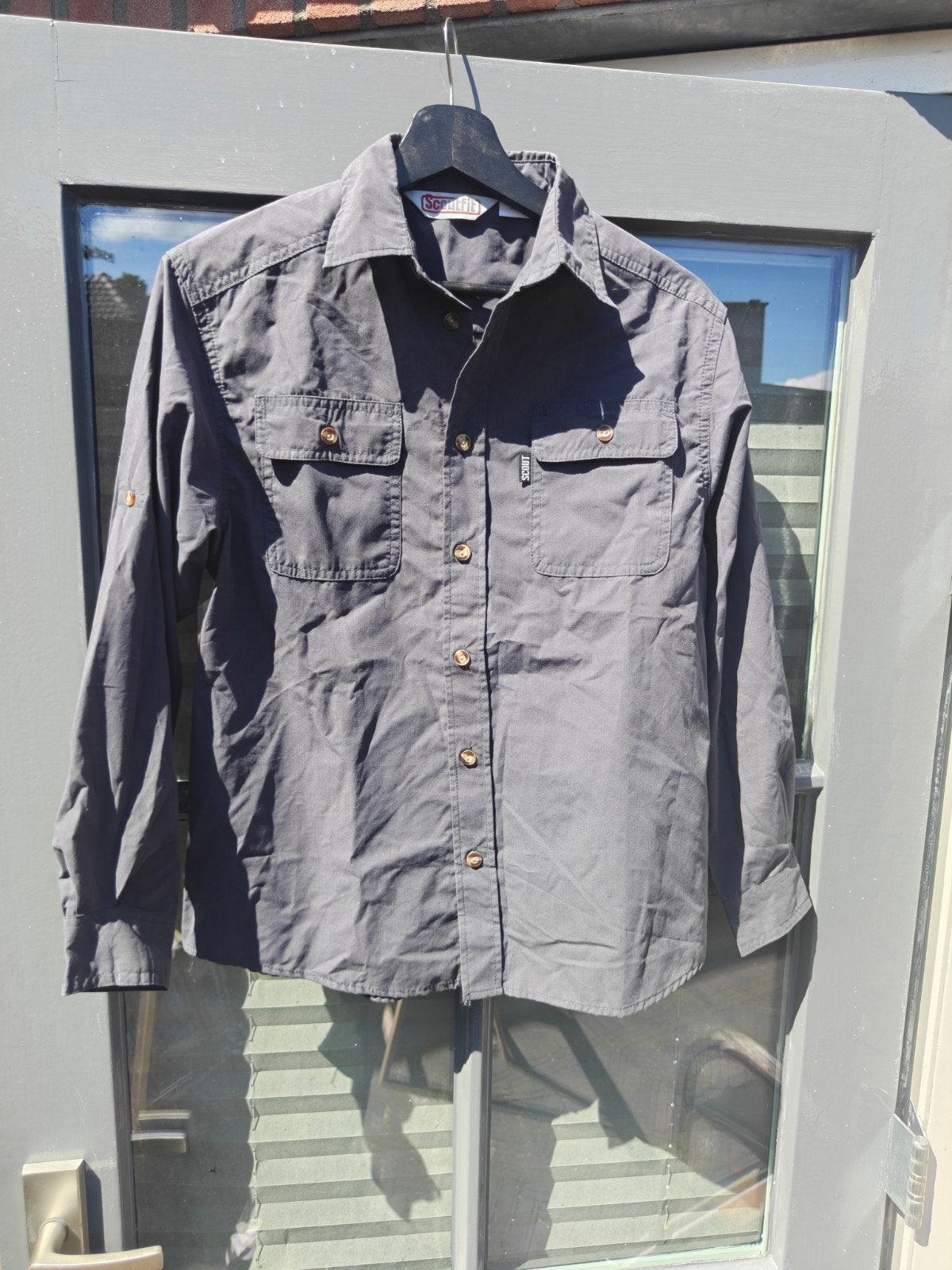Donke blauwe Scouting blouse / scoutfit overhemd maat 158, Kleding | Heren, Overhemden, Scout, Blauw, Onbekend, Ophalen of Verzenden