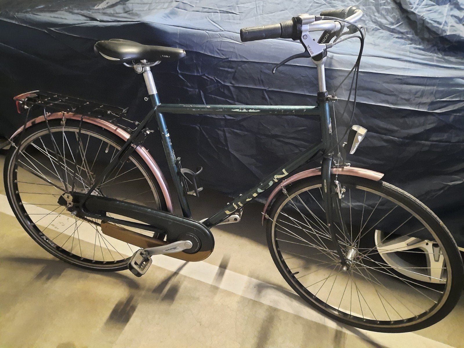 union herenfiets met 7 versnellingen, Fietsen en Brommers, Gebruikt, Velgrem, Versnellingen, 57 tot 61 cm
