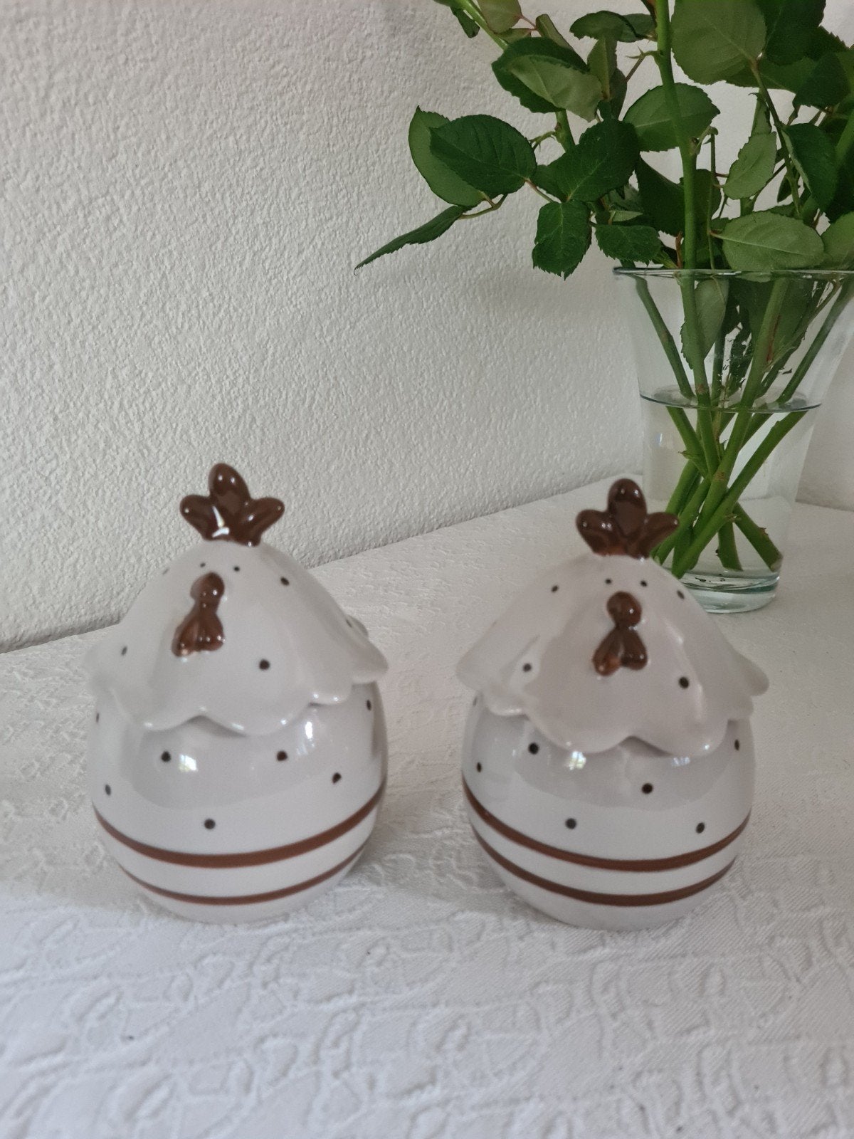 Voorraadpotjes "Kip", 2 stuks. Nieuw!, Beige, Nieuw, Ophalen of Verzenden, Voorraadpot