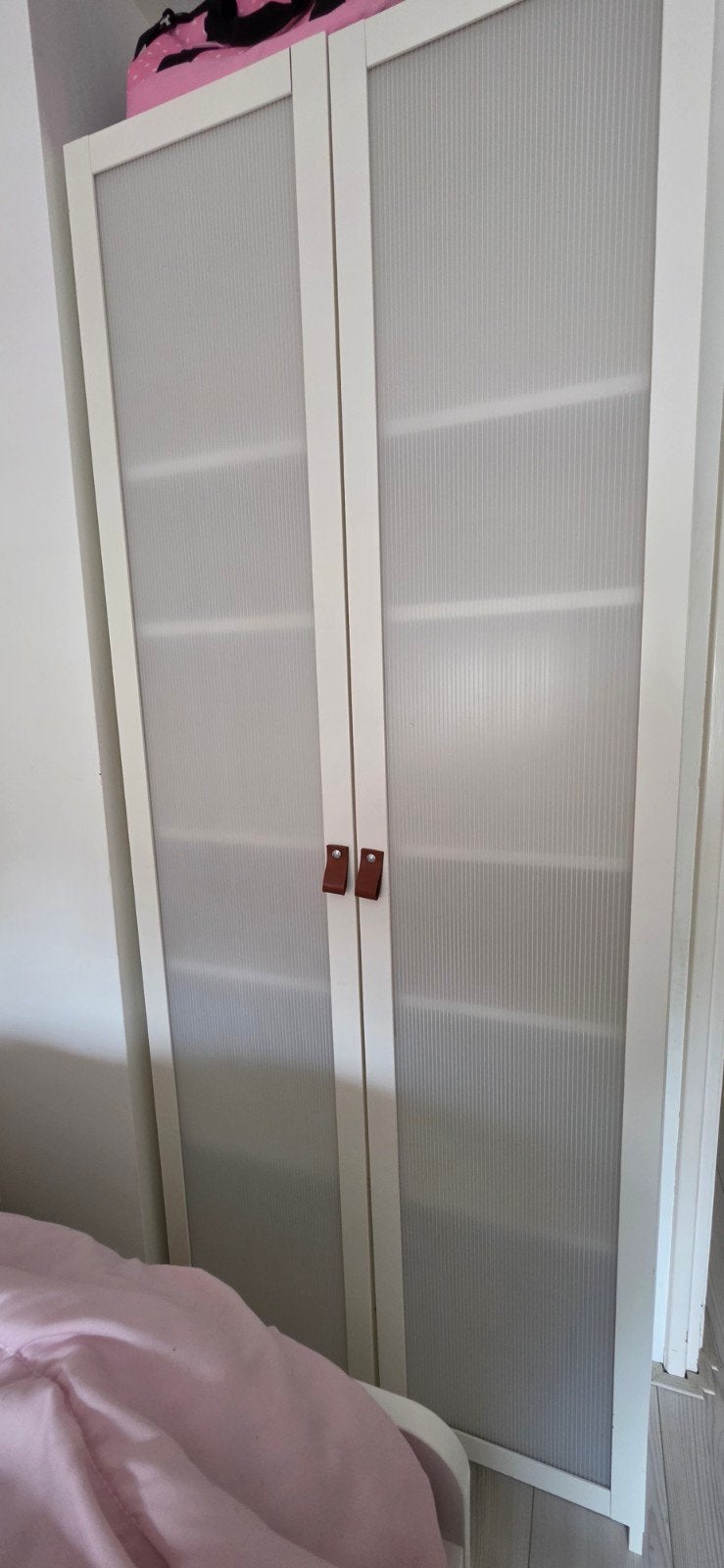 Witte IKEA Billy kast met deuren en planken, Huis en Inrichting, Ophalen, 200 cm of meer, Modern, Functioneel, 50 tot 100 cm