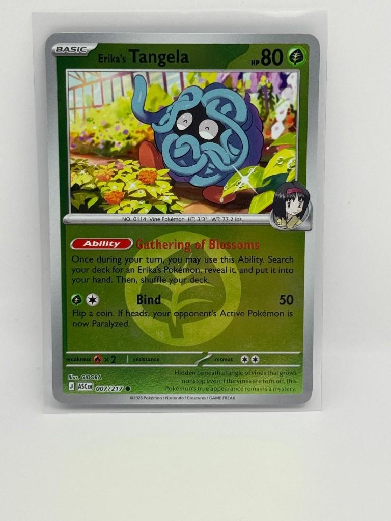 Erika's Tangela [Energy] #7 Pokemon Ascended Heroes, Verzenden, Zo goed als nieuw