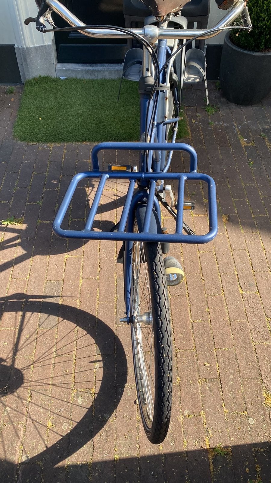 Transportfiets met kinderzitje - Zeer weinig gebruikt, 53 tot 56 cm, Velgrem, Versnellingen, Zo goed als nieuw