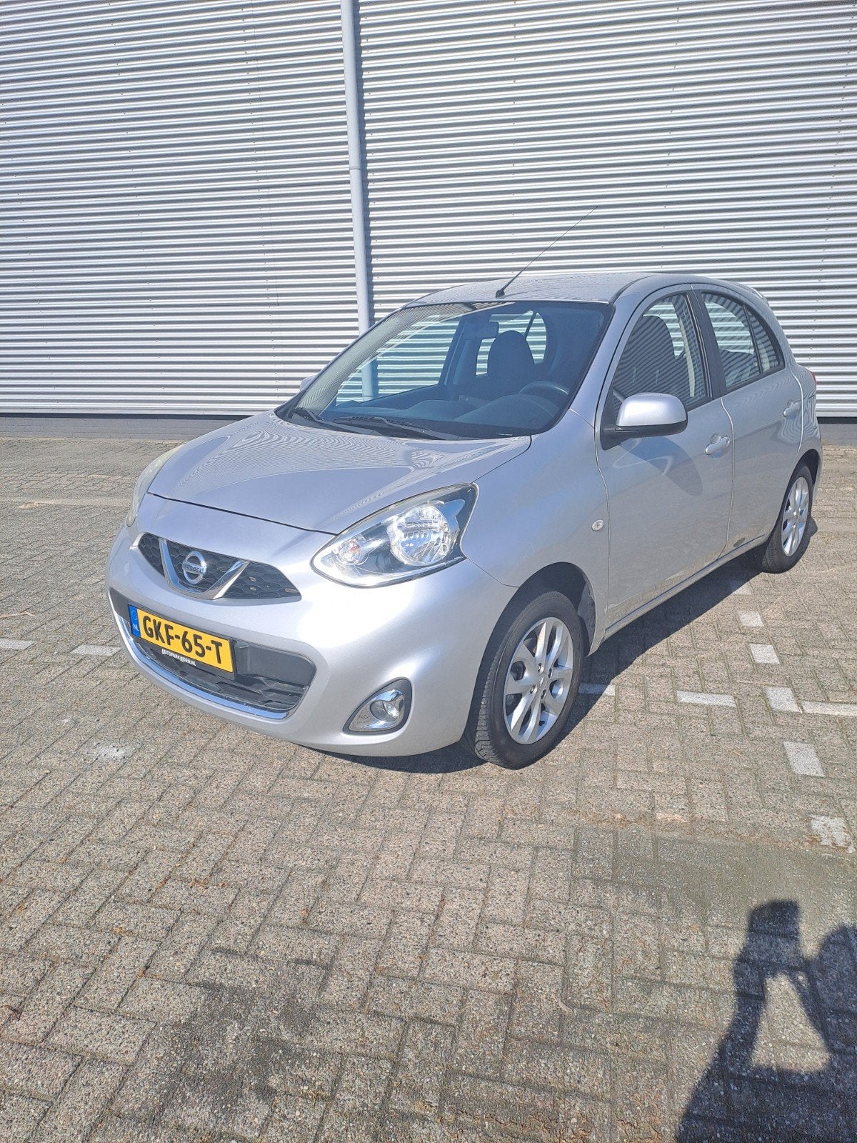 Nissan Micra 1.2 59KW 5DR 2016 Grijs, Auto's, Nissan, Voorwielaandrijving, Stof, Zwart, 1198 cc